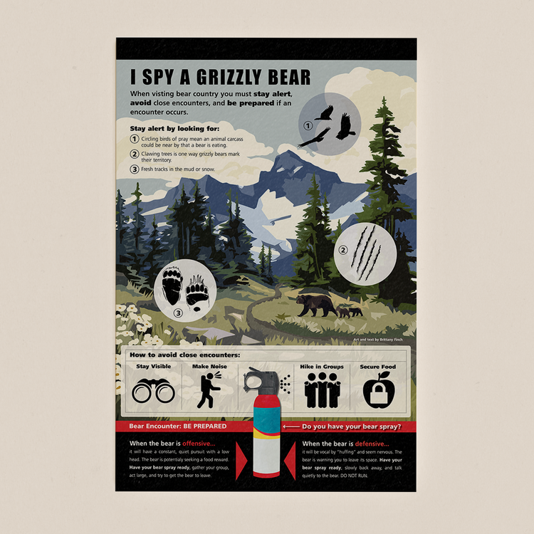trail signage | bear awareness