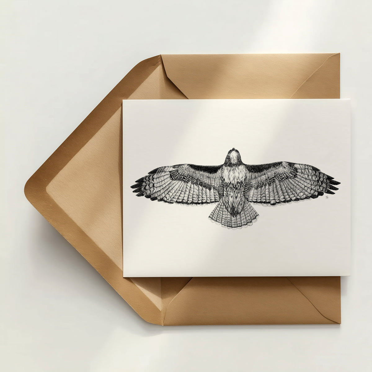 Red-tailed Hawk Greeting Card