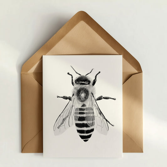 Honey Bee Greeting Card