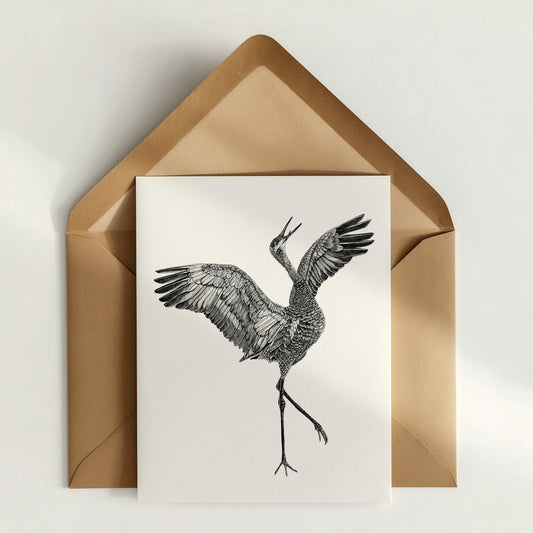 Sandhill Crane Greeting Card