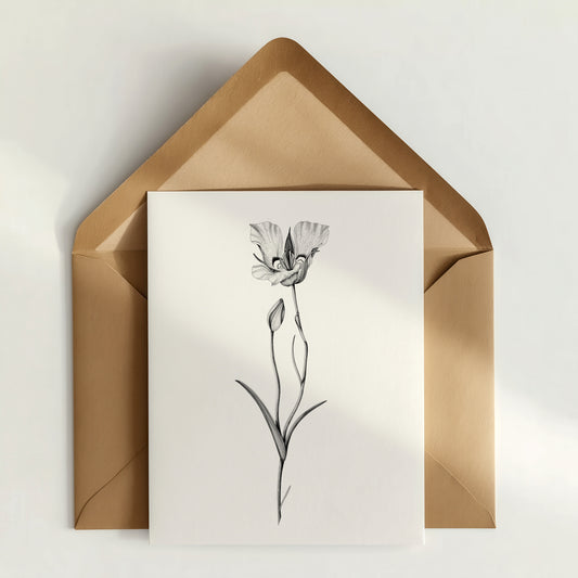 Sego Lily Greeting Card